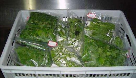 預(yù)冷過(guò)后的蔬菜